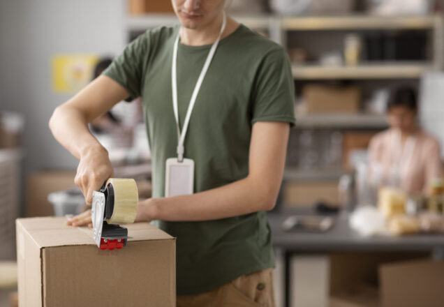 volunteer-helping-with-donation-box Packing and Unpacking Services